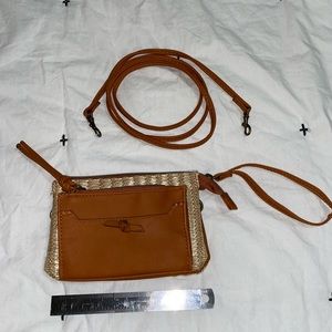 Mini Woven Wicker Crossbody